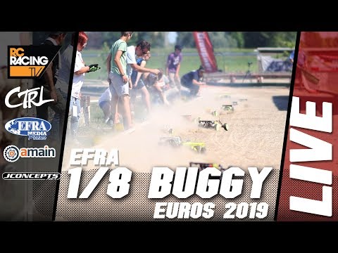 EFRA 1/8th Off Road  Euros - Saturday - Finals Day -LIVE!