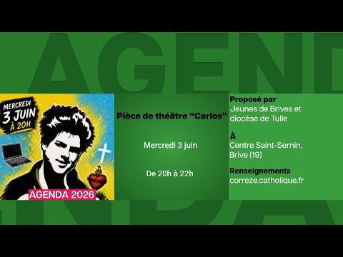 Agenda du 25 mai 2026