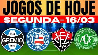 ⚽IMPERDÍVEL! SEGUNDA-FEIRA COM A 6ª RODADA DO BRASILEIRÃO - CONFIRA OS JOGOS DE HOJE 16/03/2026