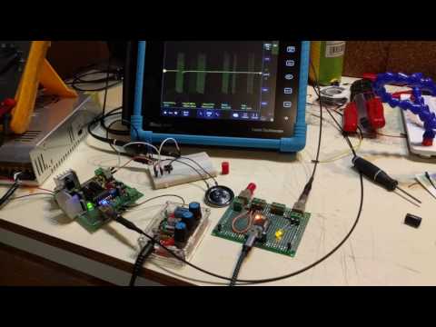 Tesla Coil Driver and MIDI Interrupter test
