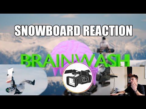 Reacting to SNOWBOARD EDIT (BRAIN WASH)