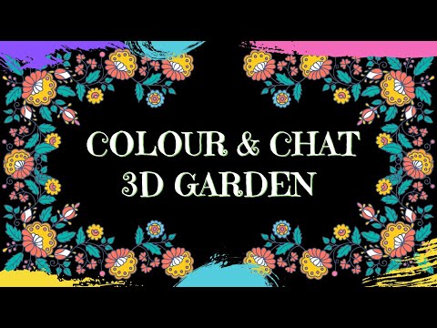 COLOUR AND CHAT | Colouring a 3D Puzzle and catching up with a little chat