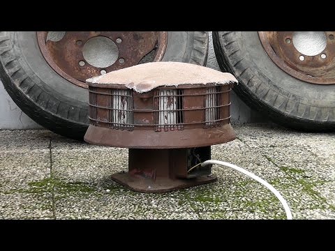 Sirenenprobe Probealarm Sirene E57 Elektror von 1961 am 18.10.14