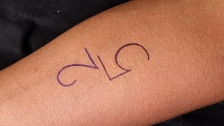 how to transform No. 2 & 5 in tribal tattoo design