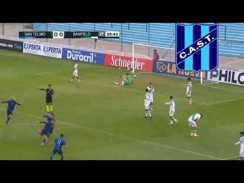 San Telmo 1-0 Banfield el gol de la victoria