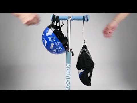 Video de Monopatín Plegable 4 ruedas Swift PRO con Protecciones Azul