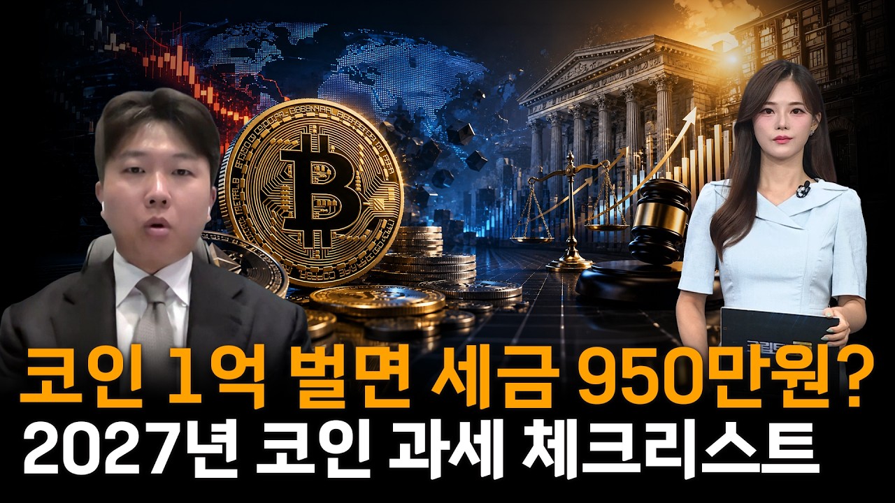 코인 과세 진짜 시작되나…1억 수익에 세금 950만원? 2027년 가상자산 과세 총정리ㅣ진현수 변호사ㅣ크립토