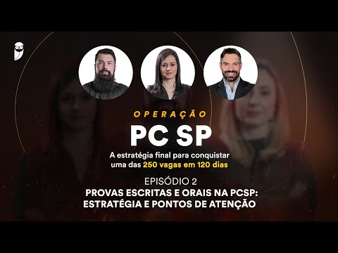 Episódio 2 - Provas Escritas e Orais na PCSP: Estratégia e Pontos de Atenção