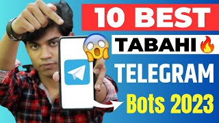 Top 10 Telegram Bots 2023 - Super Useful ✅ | Best Telegram Bots 2023 | Secret/Hidden Telegram Bots