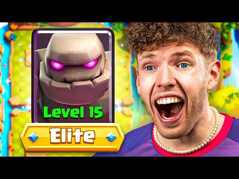 😱🤯LEVEL 15 GOLEM in the F2P + PASS PROJECT! | Clash Royale German