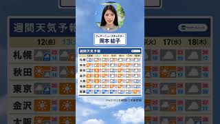 【週間天気】今週の天気は？#通勤タイパ #今週の天気