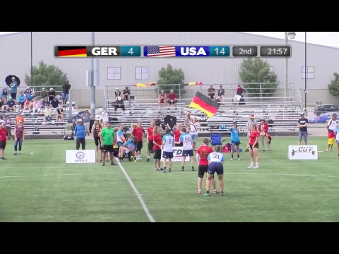 2018 WFDF World Jr. Ultimate Championships | WJUC Women's SF: USA vs Germany | Aug. 24