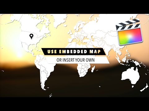FCPx LOCATION MAP TITLE Plugin by The Creators Block
