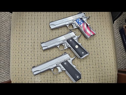 Cabot vs. Wilson Combat vs. Dan Wesson 1911 pistols