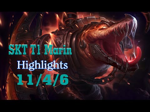 SKT T1 Marin Renekton vs Ryze Highlights (11/4/6)