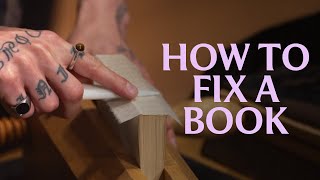 How to Fix a Book: From Hinge Repair to Page Tears