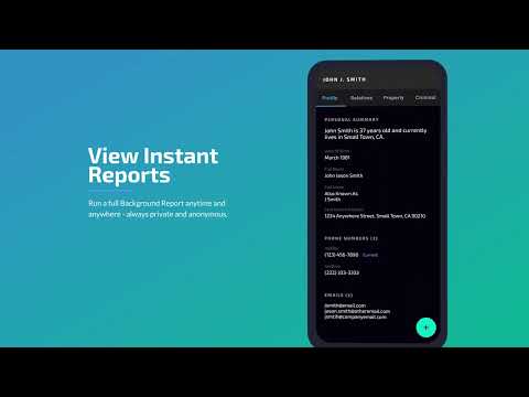 PeopleFinders: People Search Video