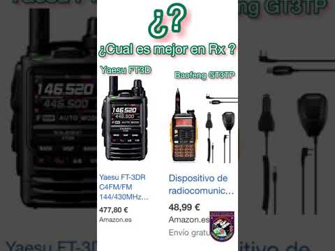 EA3HWU pagar menos por una mejor recepción comparativa Baofeng Vs Yaesu.