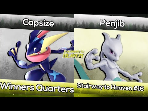 Capsize (Greninja) vs. Penjib (Mewtwo) | Stairway to Heaven #16 | Smash Ultimate WQF