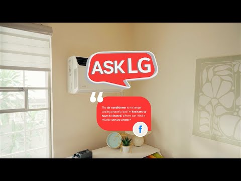 Where can I find a reliable service center for my air conditioner? | AskLG #AskLG