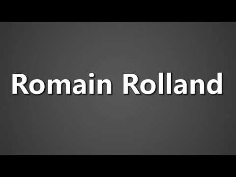 How To Pronounce Romain Rolland
