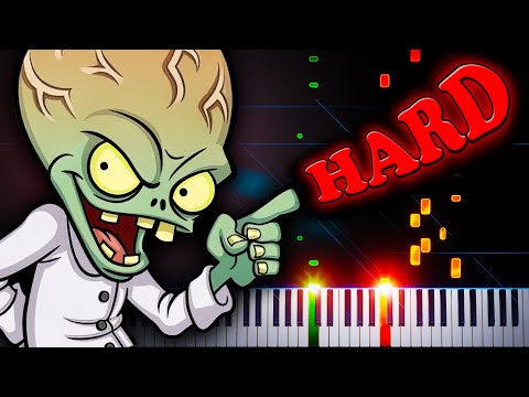 Brainiac Maniac (from Plants vs. Zombies) - Piano Tutorial