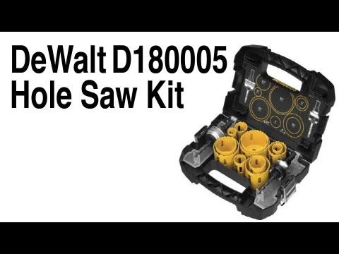 DEWALT D180005 Hole Saw Kit