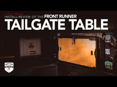 FrontRunner Drop Down Tailgate Table Install on the Jeep JKU