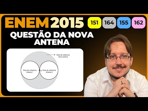 ENEM 2015 || Área de Círculo || Uma empresa de telefonia celular possui duas antenas que serão