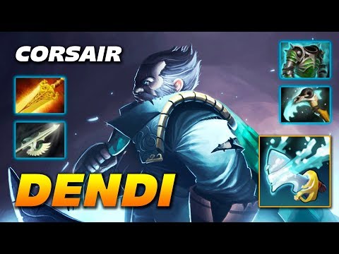 DENDI CORSAIR KUNKKA - Dota 2 Pro Gameplay