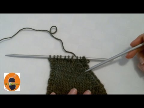 Stricken wir! Basics 12:   3 Maschen überzogen zusammenstricken (double decrease)