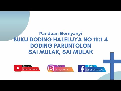 Buku Doding Haleluya No 111:1-4 | Sai Mulak, Sai Mulak | Panduan Bernyanyi