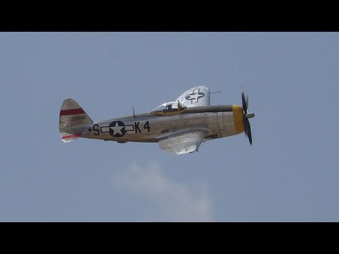 P-47 Thunderbolts. Planes of Fame Airshow. 2019