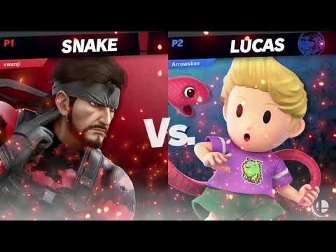Smash-Net 71: Arrowskee (Lucas) Vs Swanji (Snake) - LosersQuarterFinal Ultimate