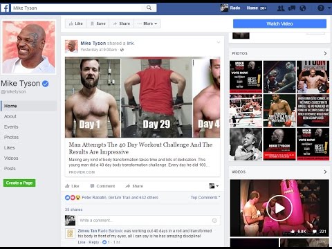 Mike Tyson shared my transformation video on his facebook & New Beginning!