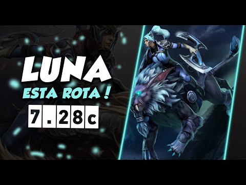 ✅  como SUBIR MMR en Dota 2  RAPIDO con Luna (7.28c)🥇