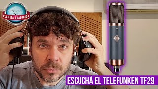 Video thumbnail for Test / Review del micrófono valvular Telefunken TF29 - Planeta Analogico by Planeta Analogico