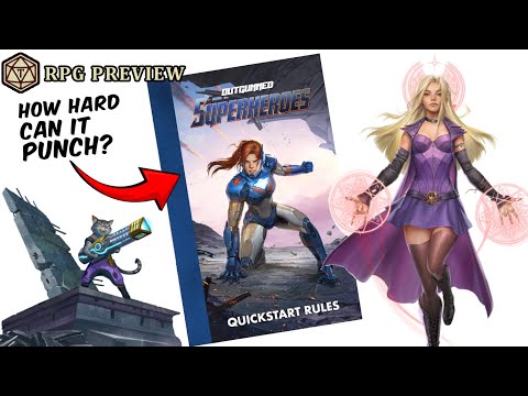 Outgunned Superheroes... superhero RPG combat that feels CINEMATIC