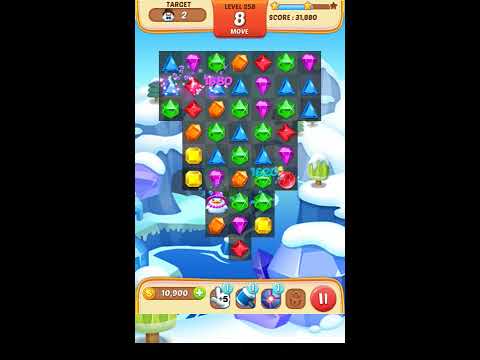 Jewel Match King Level 258 - Walkthrough ( No Booster )