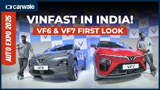 VinFast Arrives in India! VF6 & VF7 First Look - Full Walkaround | Bharat Mobility Expo 2025