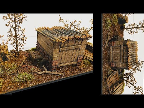 Shed Diorama Build - Building a Realistic Shed Diorama(Not a Tutorial)