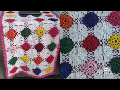 How to join Crochet granny square part -2 (by sui suta)