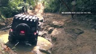 Jeep Wrangler JK on 37 inch tyres offroading 4x4 4wd Glass House Mountains