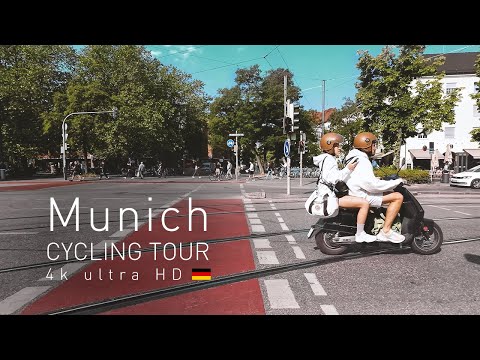 4k Munich cycling tour in the morning!