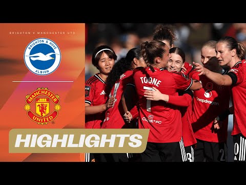 Jess Park Shines as Manchester United Keep Unbeaten Streak | Brighton v Man Utd | Barclays WSL 25/26