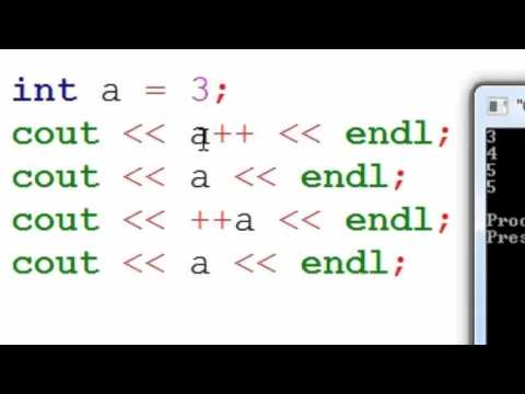 12 Increment and Decrement Operators in C Hindi