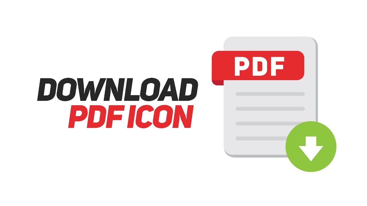 How to make PDF Document Icon Vector in Adobe illustrator