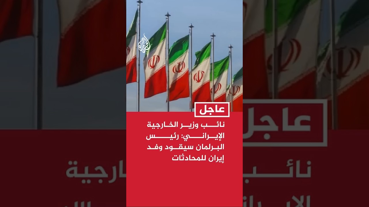 فيديو | نائب وزير الخارجية الإيراني: رئيس البرلمان سيقود وفد إيران للمحادثات