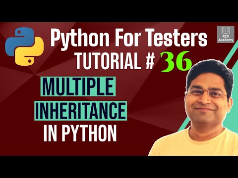 Python for Testers 36 Multiple Inheritance in Python