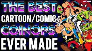 The Best Arcade Games Based On Comics And Cartoons #retrogames #arcadegames #arcadegaming